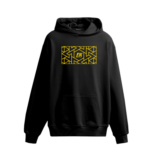 ELITE KING INTERLOCKED HOODIE - BLACK
