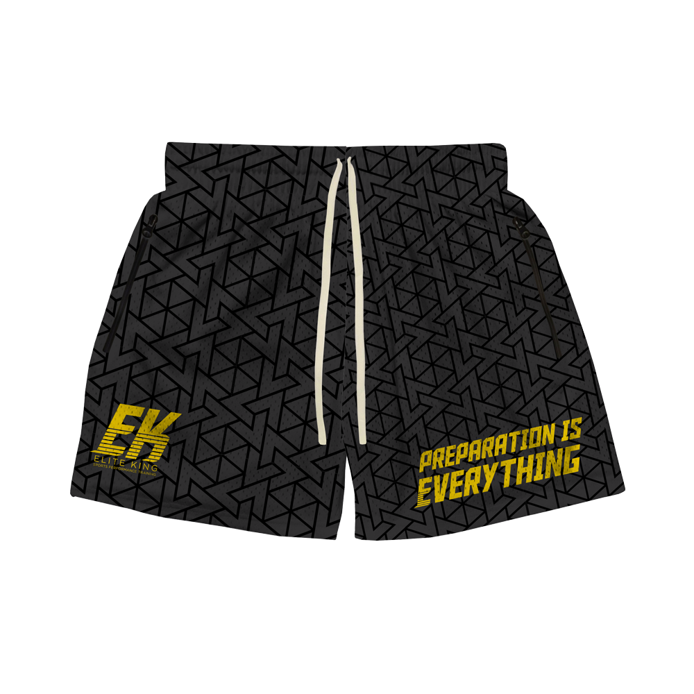 ELITE KING MESH SHORTS - BLACK