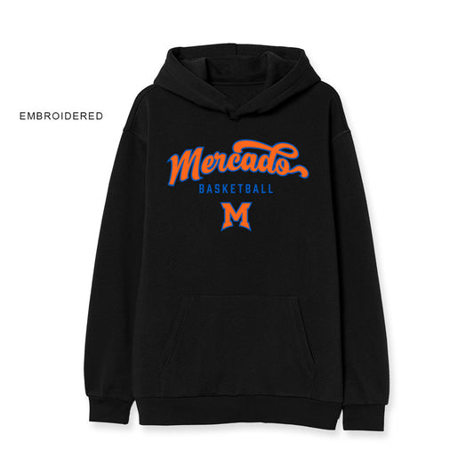 MERCADO PRINTED HOODIE - BLACK