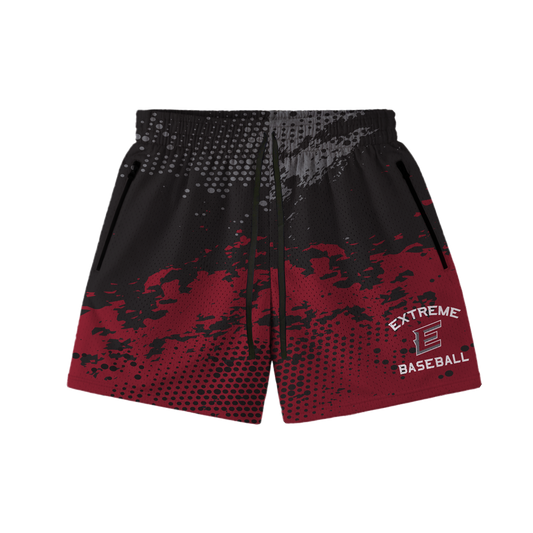 EXTREME BASEBALL GRUNGE HOOP SHORTS