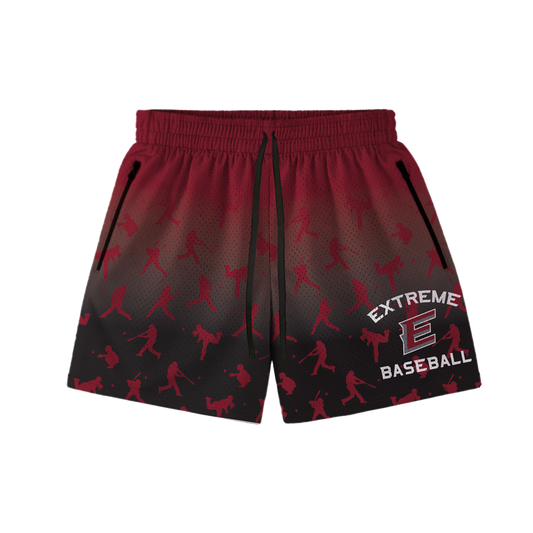 EXTREME BASEBALL SILHOUETTE HOOP SHORTS