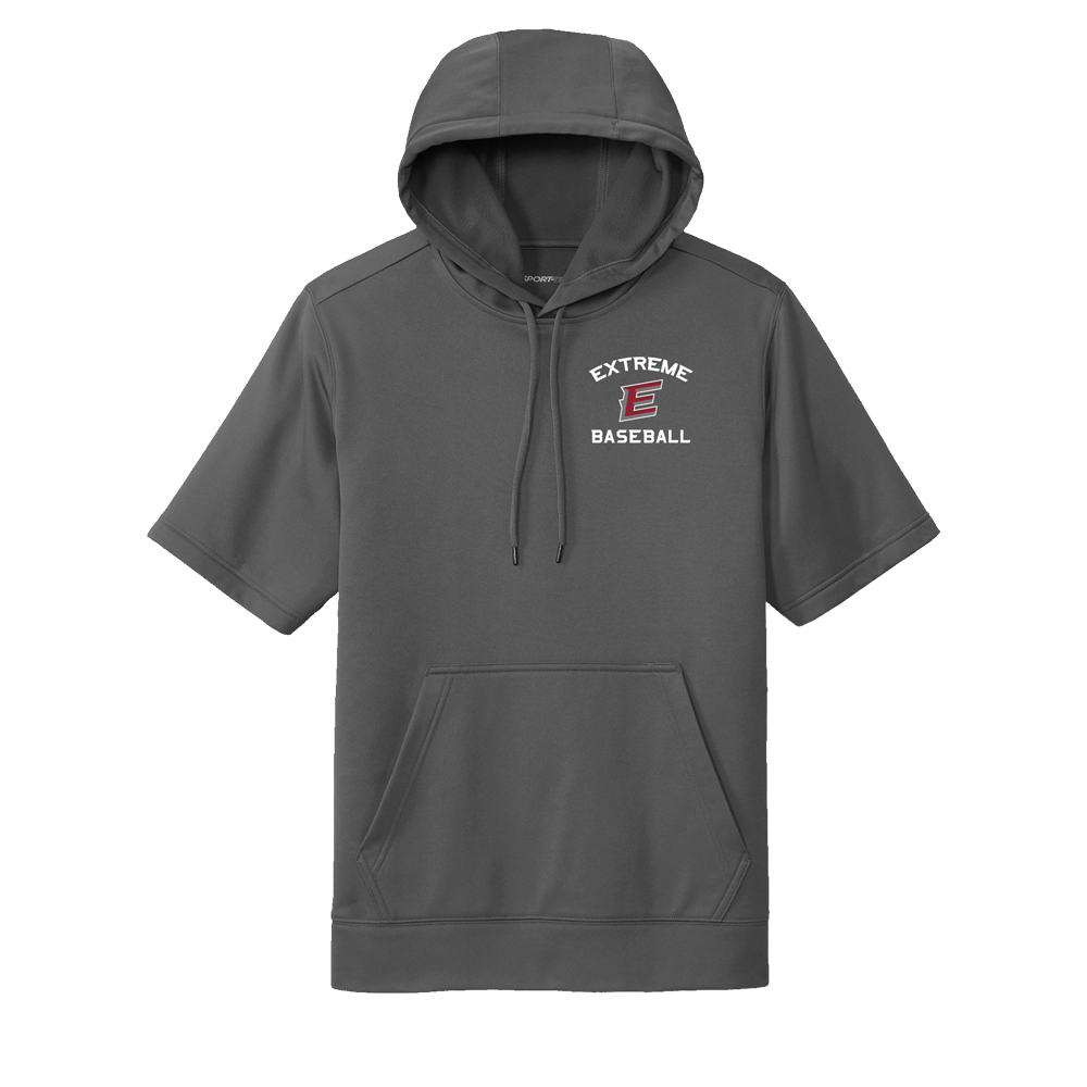 EXTREME SHORT SLEEVE PERFORMANCE HOODIE - GREY