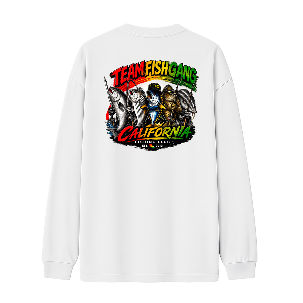 FISHGANG LONG SLEEVE - WHITE