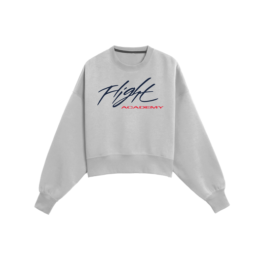 FLIGHT ACADEMY WOMENS DROP SHOULDER CREWNECK