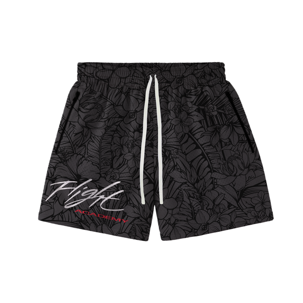 FLIGHT ACADEMY HOOP SHORTS - BLACK
