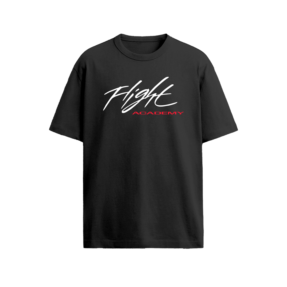 FLIGHT ACADEMY TSHIRT - BLACK