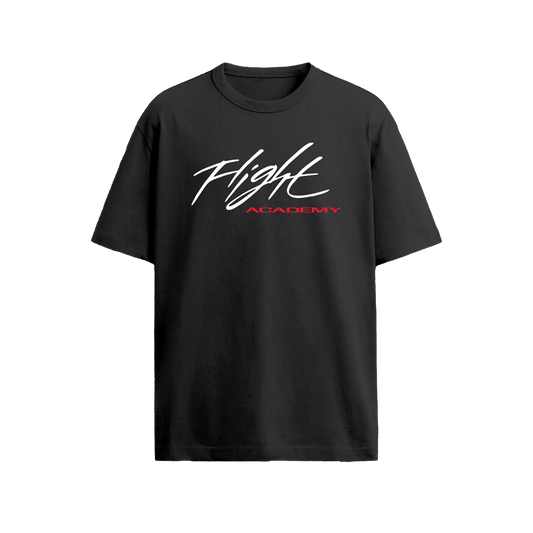 FLIGHT ACADEMY TSHIRT - BLACK