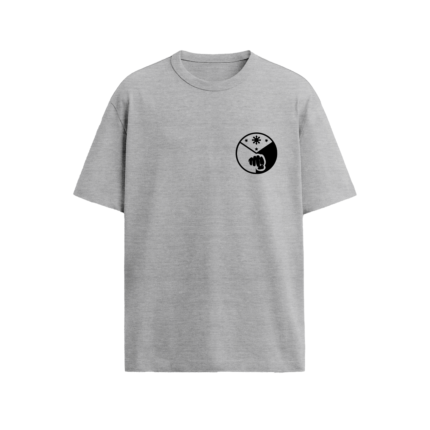 PALLENS TSHIRT - HEATHER GREY
