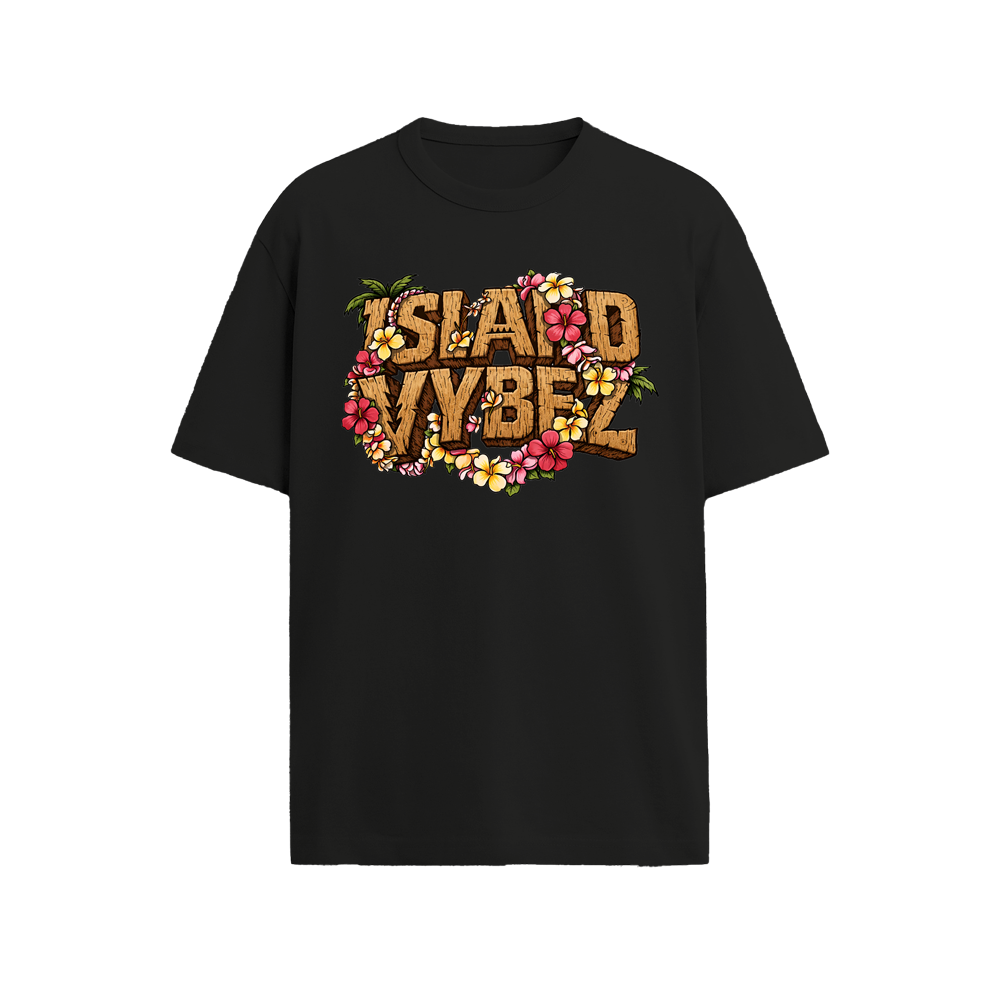 BBC ISLAND VYBEZ WOOD SHIRT - BLACK