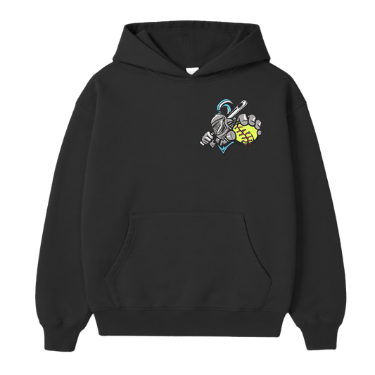 KNIGHTS FULLBACK HOODIE - BLACK