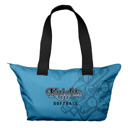 KNIGHTS XL ZIPPERED TOTE BAG