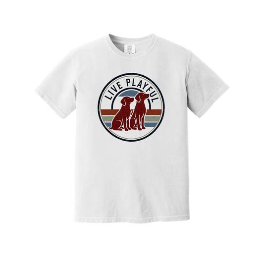 LIVE PLAYFUL TSHIRT - WHITE