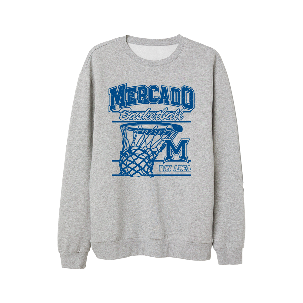 MERCADO VINTAGE CREWNECK SWEATSHIRT HEATHER GREY