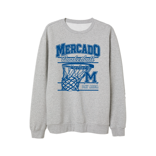 MERCADO VINTAGE CREWNECK SWEATSHIRT HEATHER GREY