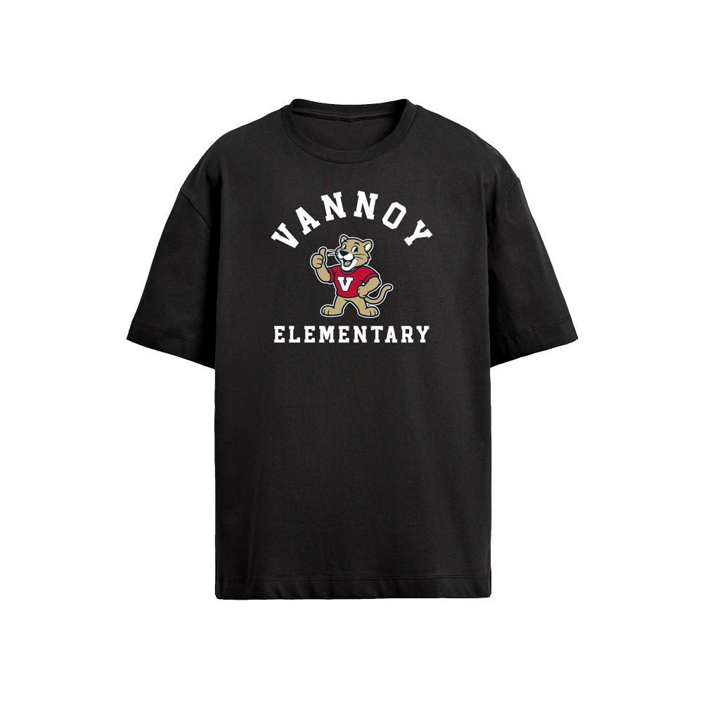 VANNOY MASCOT TSHIRT - BLACK