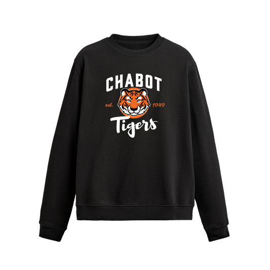CHABOT MASCOT CREWNECK - BLACK