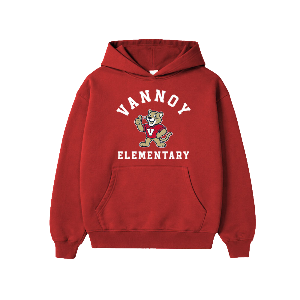 VANNOY MASCOT HOODIE - RED