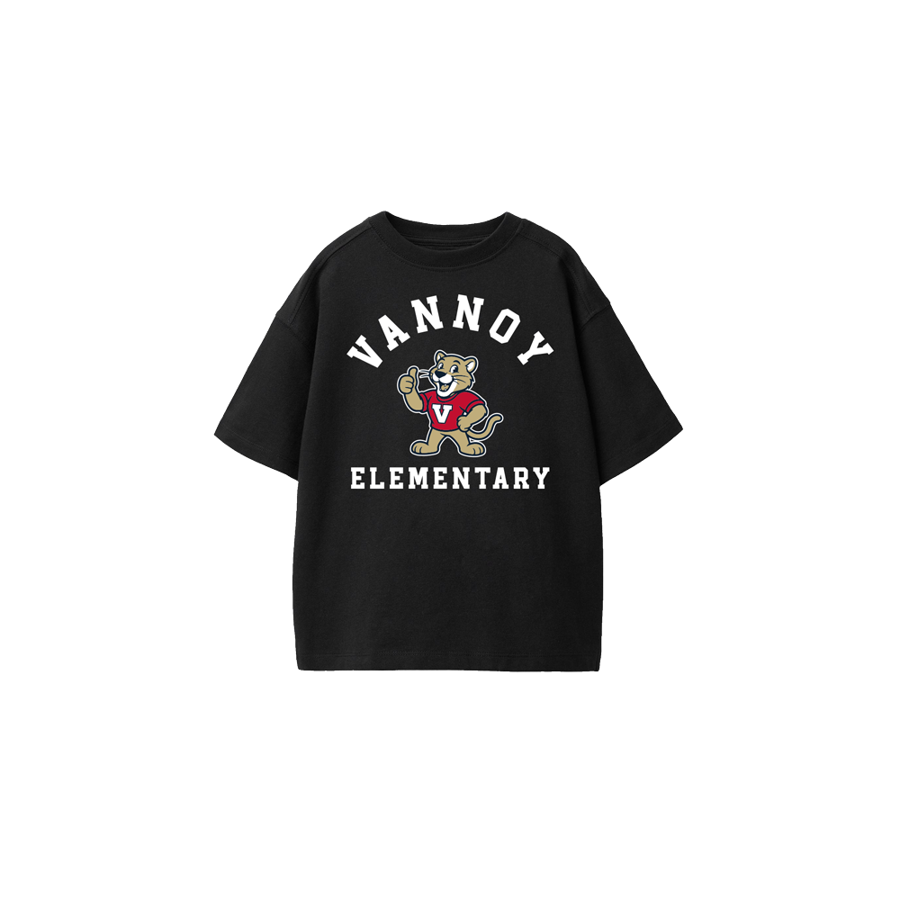 VANNOY MASCOT TSHIRT - BLACK