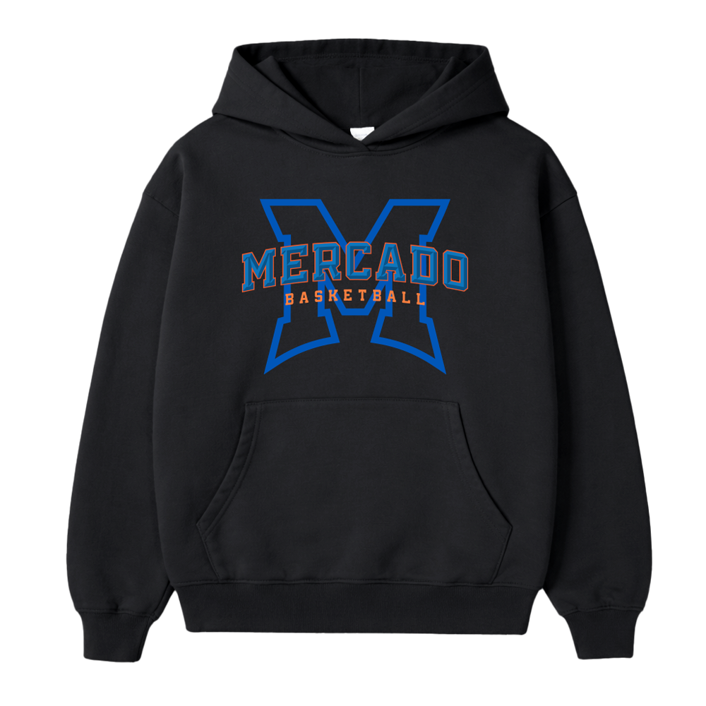 MERCADO BIG M HOODIE - BLACK