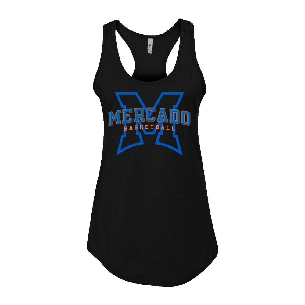MERCADO WOMEN'S RACERBACK TANK - BLACK