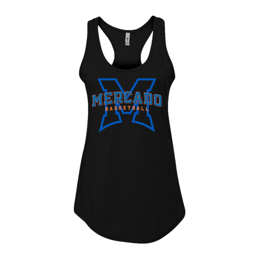 MERCADO WOMEN'S RACERBACK TANK - BLACK