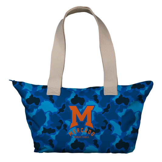 MERCADO BLUE CAMO CARRY ALL TOTE