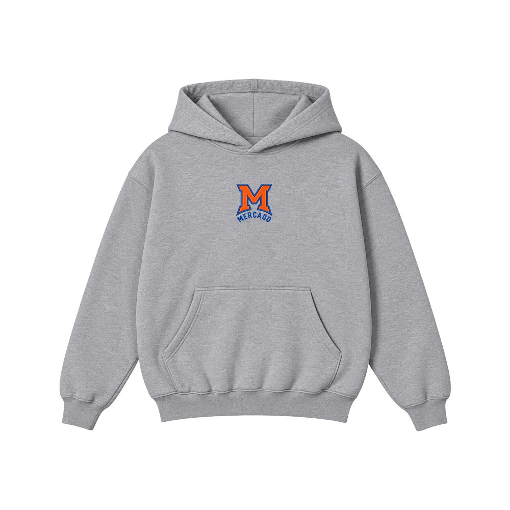 MERCADO FULLBACK HOODIE - HEATHER GREY