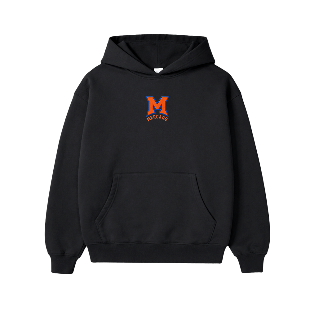 MERCADO FULLBACK HOODIE - BLACK