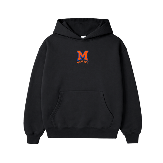 MERCADO FULLBACK HOODIE - BLACK