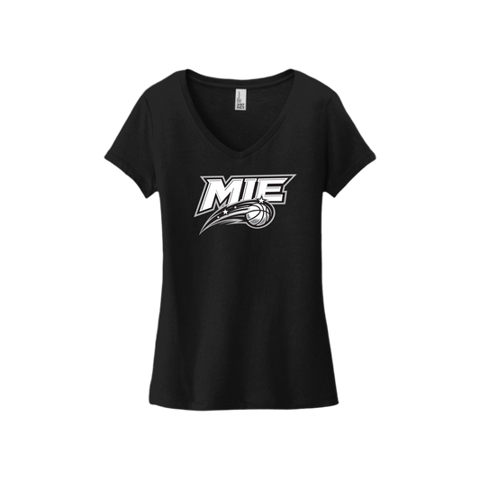 MIE CLASSIC WOMEN'S V-NECK TSHIRT - BLACK