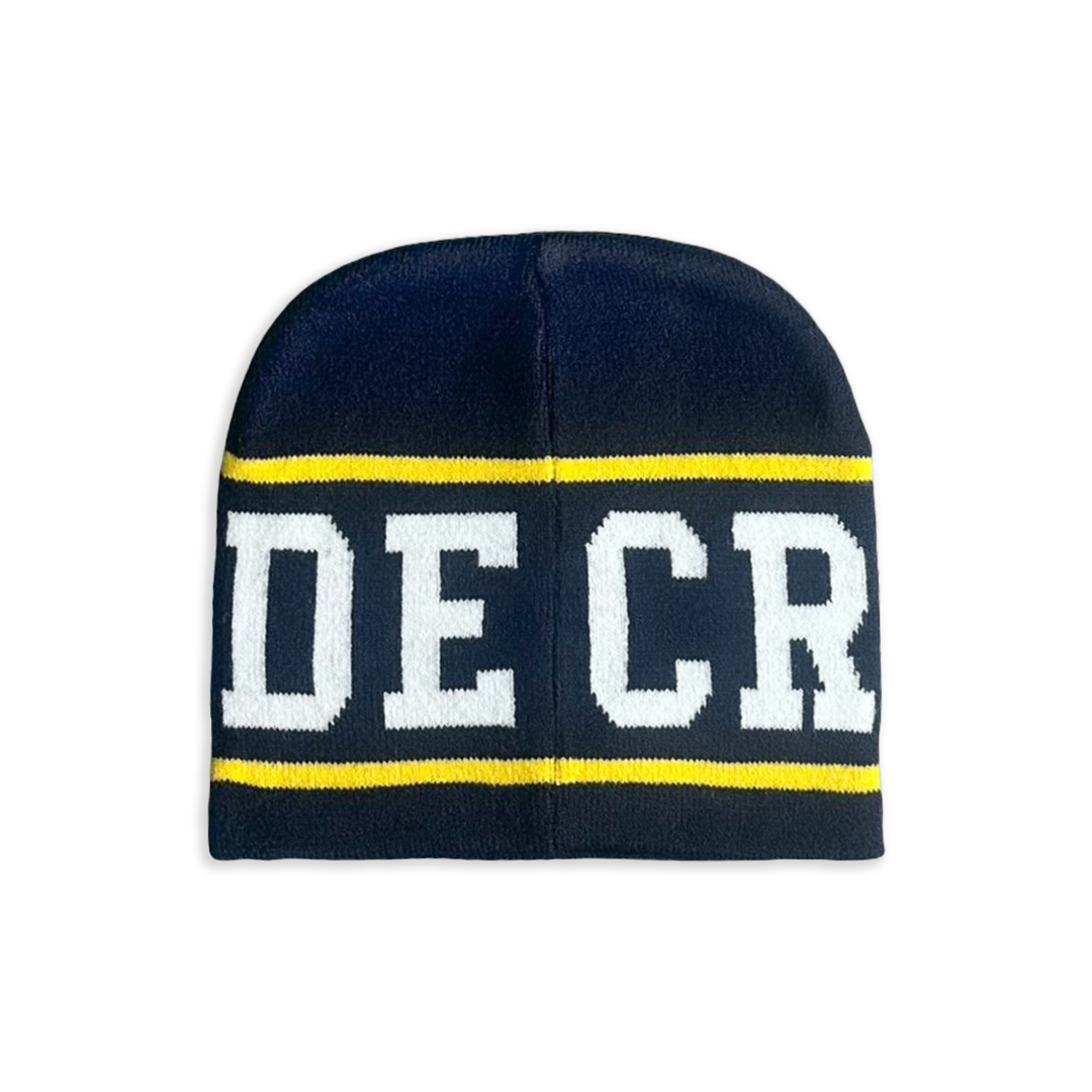 CREEKSIDE KNITTED BEANIE - NAVY
