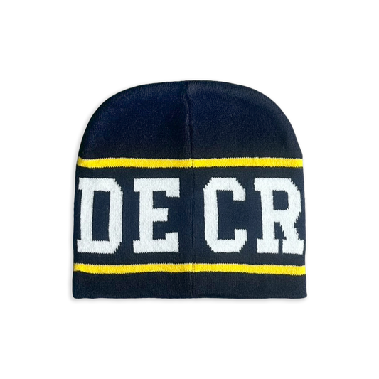 CREEKSIDE KNITTED BEANIE - NAVY