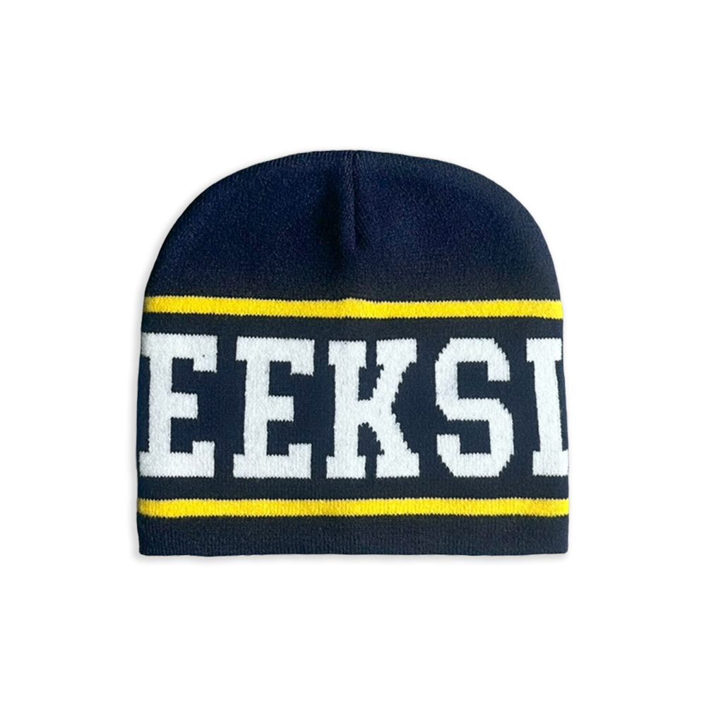 CREEKSIDE KNITTED BEANIE - NAVY