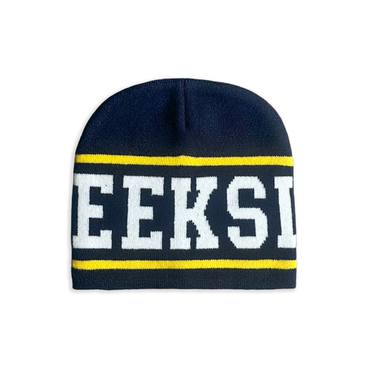 CREEKSIDE KNITTED BEANIE - NAVY