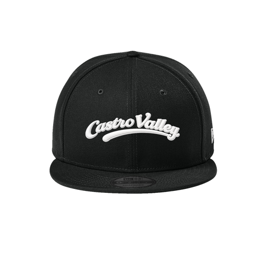 CV SCRIPT NEW ERA SNAPBACK HAT - BLACK