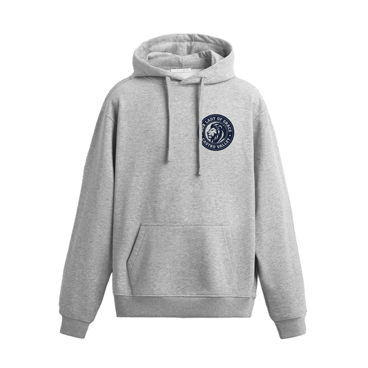 OLG LOGO HOODIE - HEATHER GREY