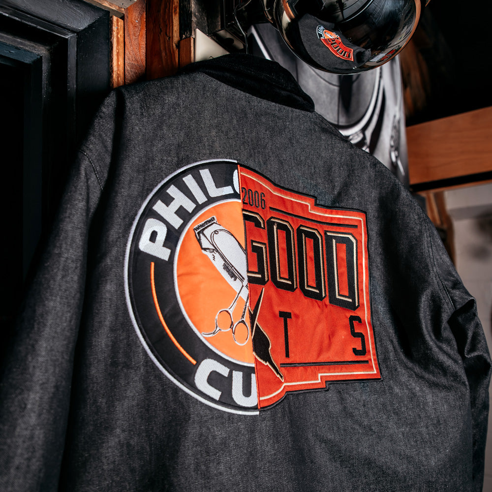 PGC "LUA SEFULU" BLACK DENIM WORK JACKET