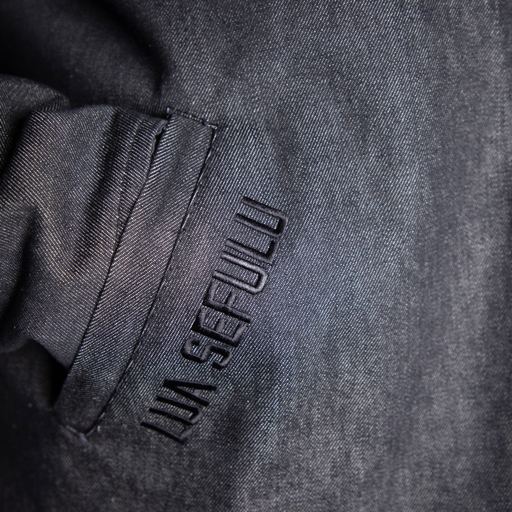 PGC "LUA SEFULU" BLACK DENIM WORK JACKET