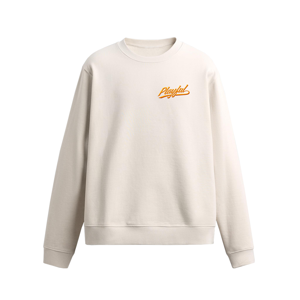 PLAYFUL CREWNECK - CREAM