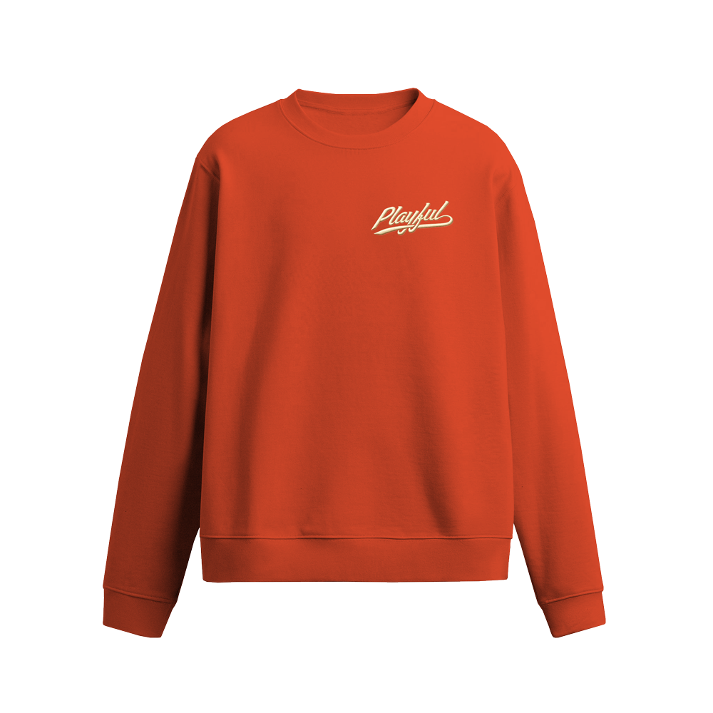 PLAYFUL CREWNECK - ORANGE