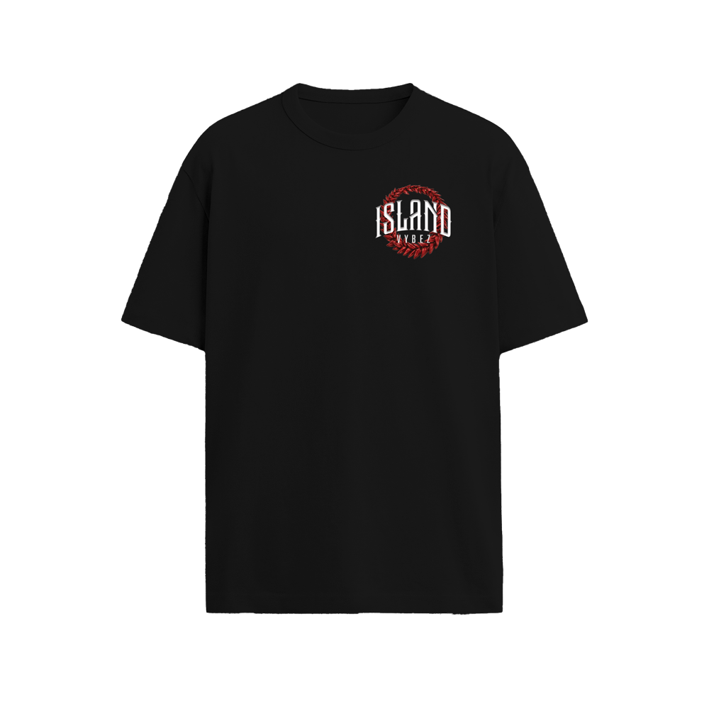 BBC RED LEI SHIRT - BLACK