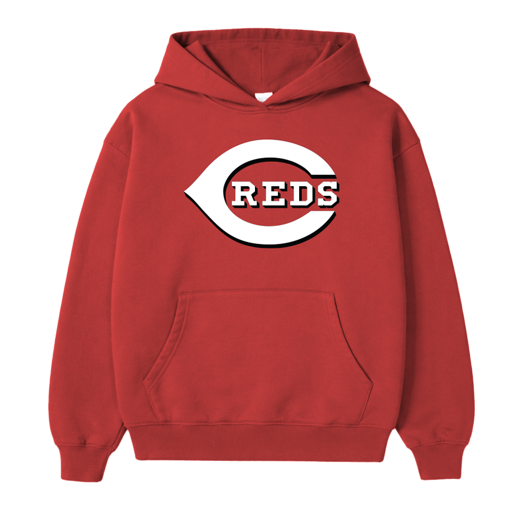 WM REDS LOGO HOODIE - RED