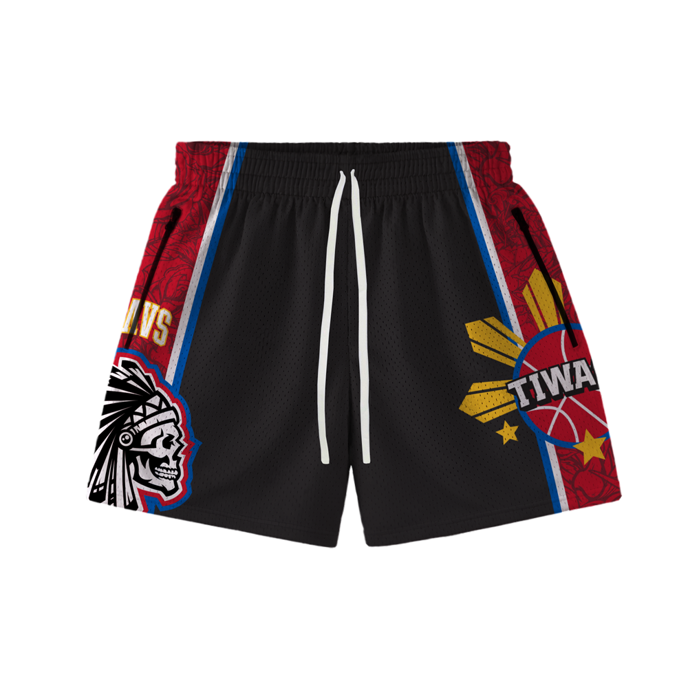 TIWALA X SAVS MESH SHORTS - BLACK