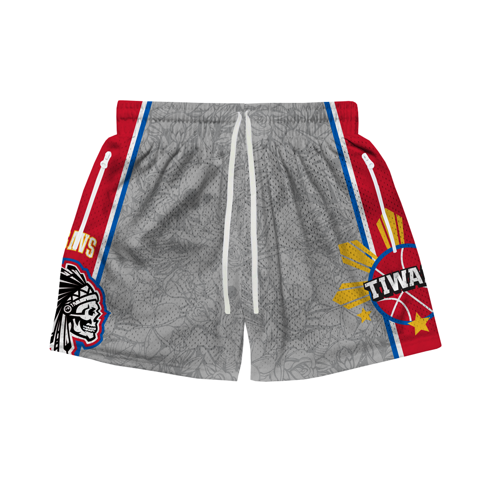 TIWALA X SAVS MESH SHORTS - GREY – CUT & SEWN PROJECTS