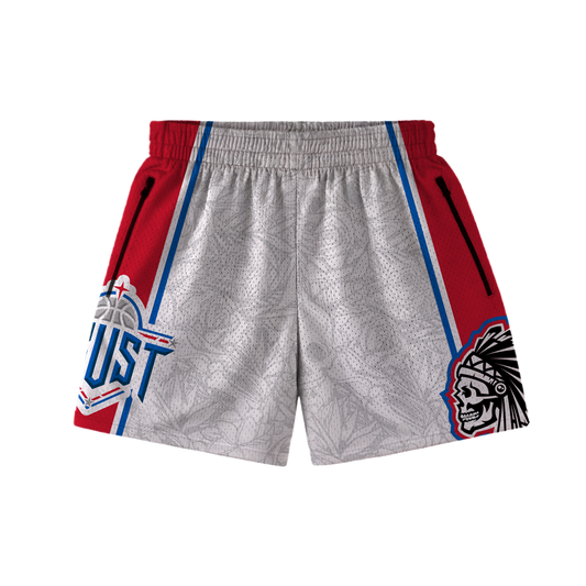 TRUST X SAVS CHIEF MESH SHORTS - WHITE
