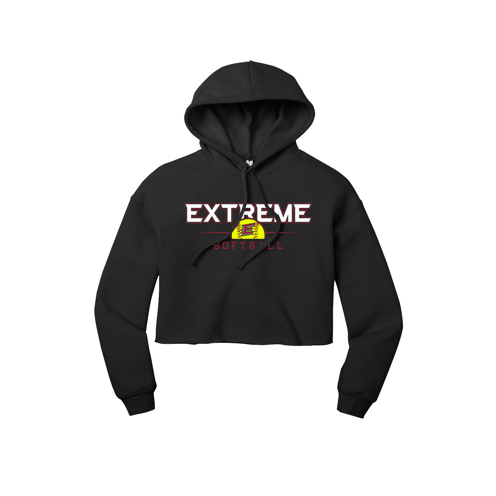 EXTREME SOFTBALL CROP HOODIE