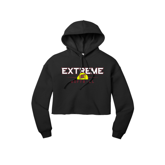 EXTREME SOFTBALL CROP HOODIE