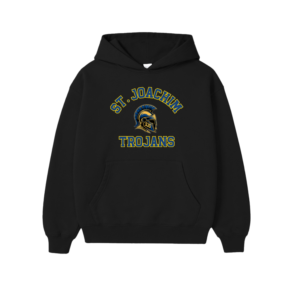 ST. JOACHIM BLOCK HOODIE - BLACK