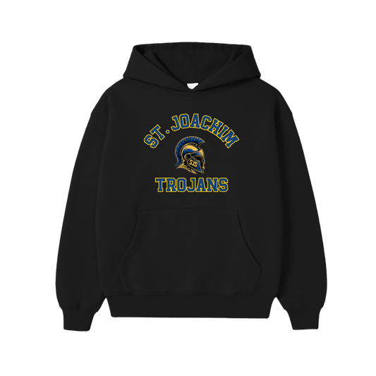 ST. JOACHIM BLOCK HOODIE - BLACK