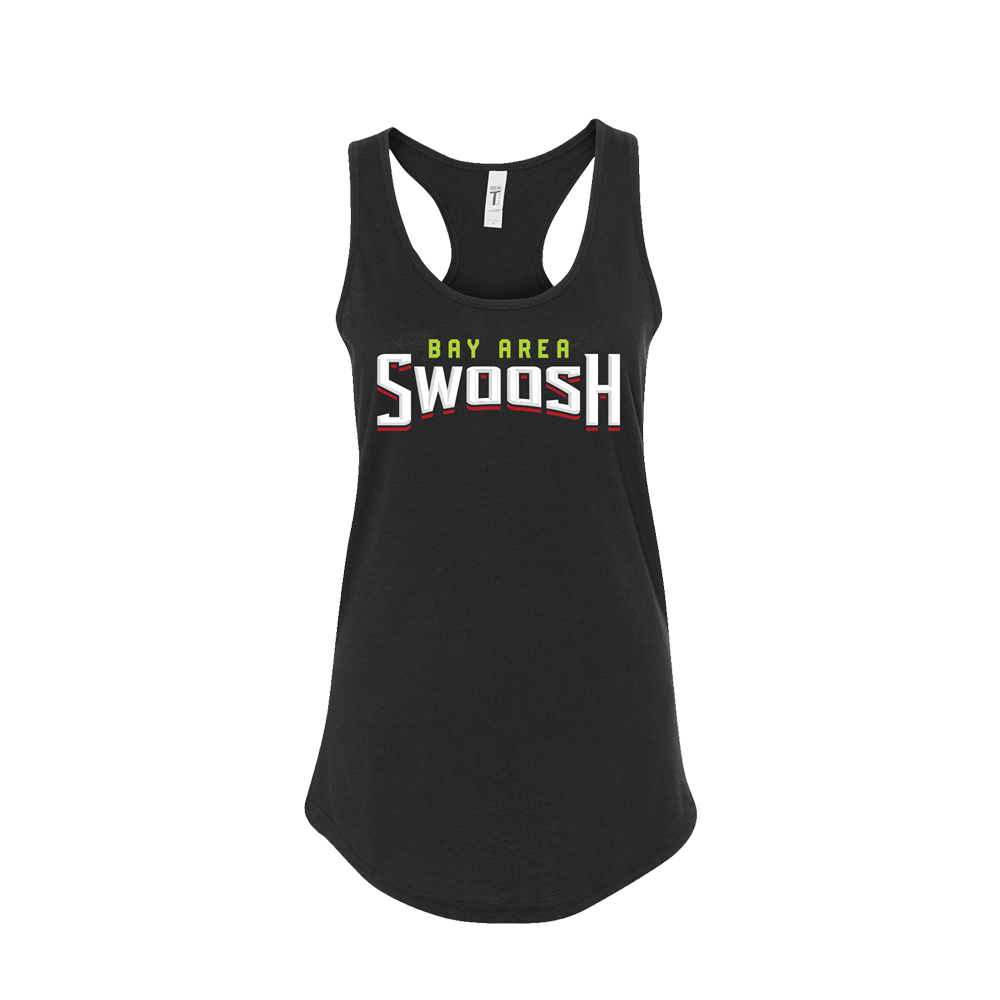 BAY AREA SWOOSH WOMENS RACERBACK TANK